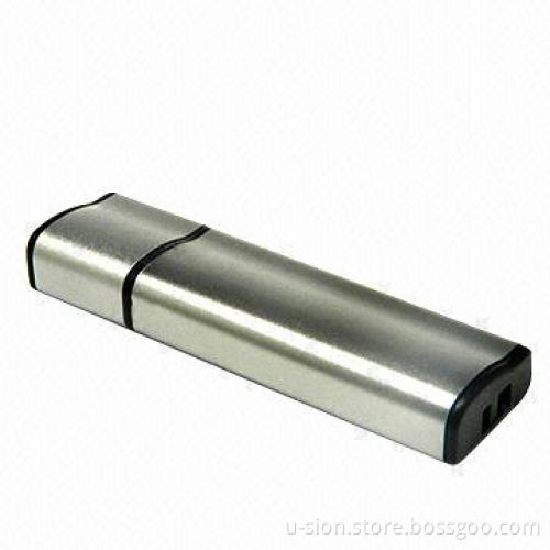 Aluminum Shell USB Flash Disk, Customized Logos Imprinting Welcomed